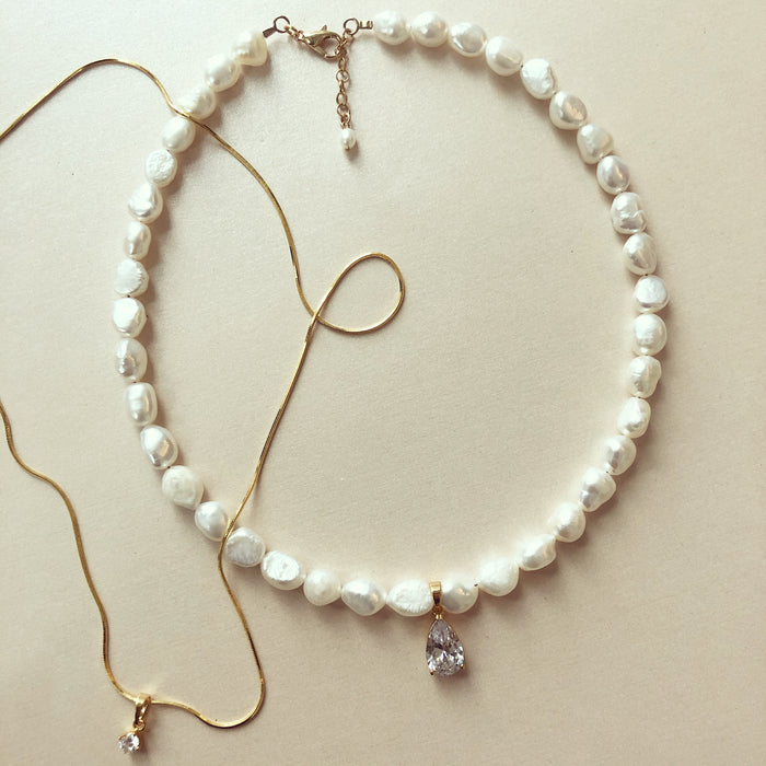 Queen of the Sea Genuine Pearl Necklace