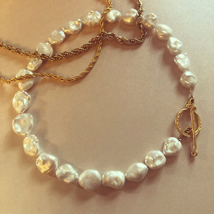 Keshi Pearl Choker
