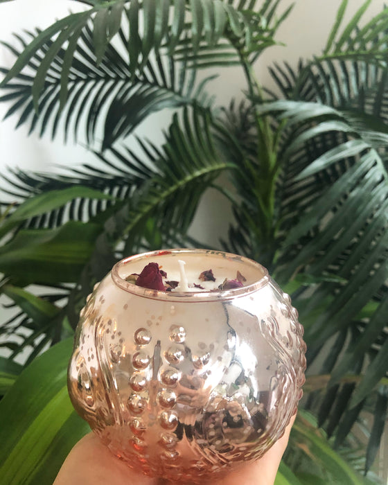 Large Crystal Ball Soy Candle